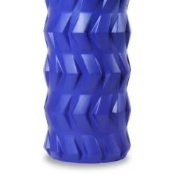 Fitness-Mad | Unisex Tread EVA Foam Roller - Blue -Ronhill Shop FROLLERTRD fitnessmad foamroller blue closeup 952x952