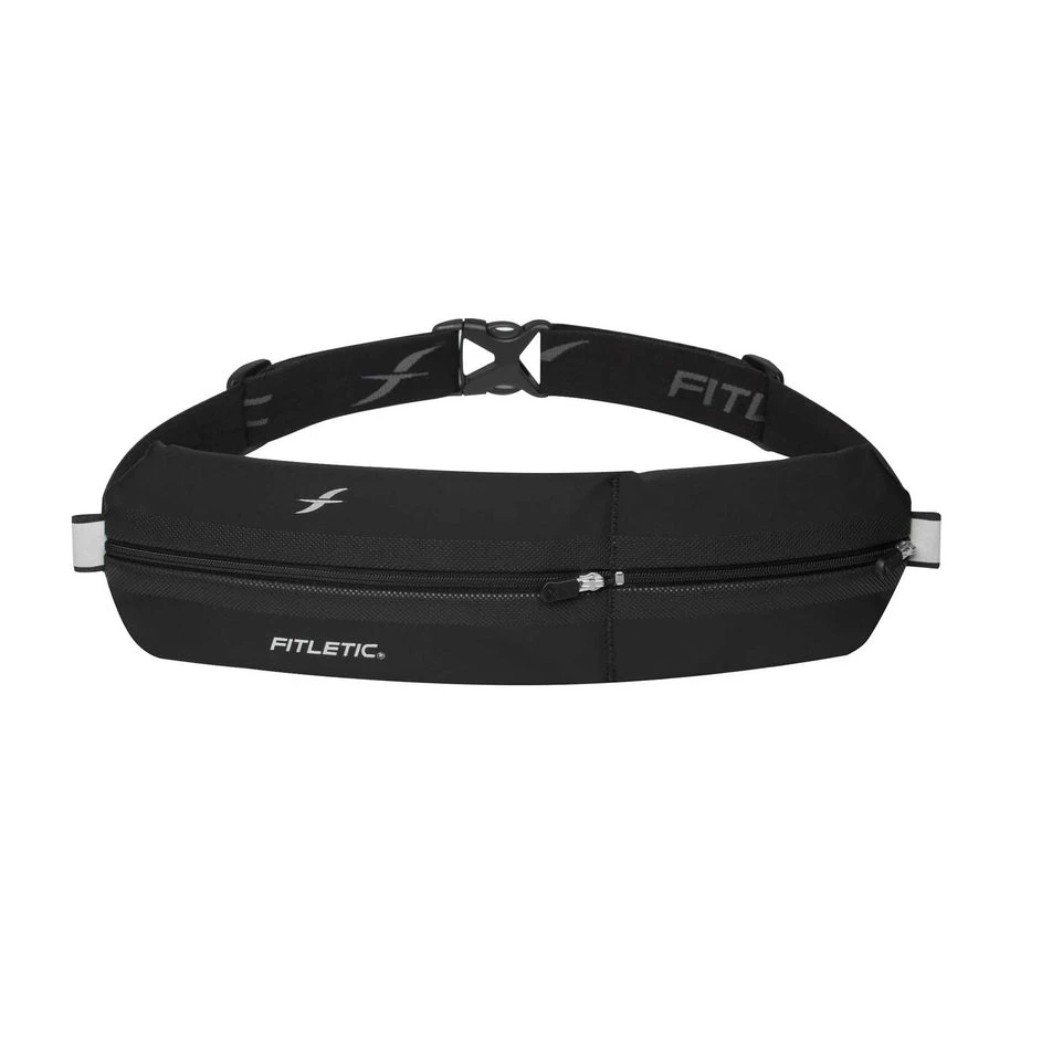 Fitletic | Unisex Bolt Fit Waistpack - Black 1 Fitletic | Unisex Bolt Fit Waistpack - Black